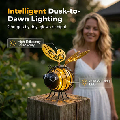 ⏳Time-Limited Special⏰Outdoor Hanging Solar Bee Light - Perfect Gift For Plant Lovers Moms Or Literally Anyone Who Smiles❤️
