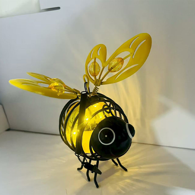 ⏳Time-Limited Special⏰Outdoor Hanging Solar Bee Light - Perfect Gift For Plant Lovers Moms Or Literally Anyone Who Smiles❤️
