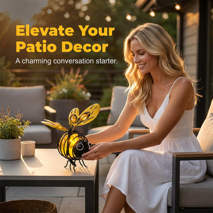 ⏳Time-Limited Special⏰Outdoor Hanging Solar Bee Light - Perfect Gift For Plant Lovers Moms Or Literally Anyone Who Smiles❤️