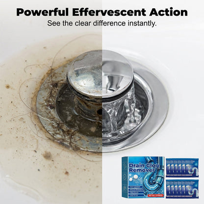 Effervescent Drain Clog Remover Tablets