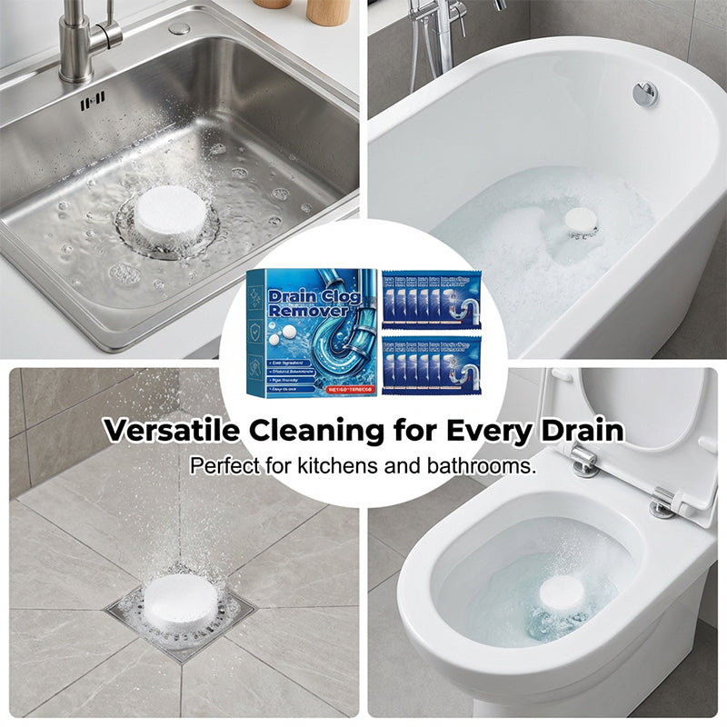 Effervescent Drain Clog Remover Tablets