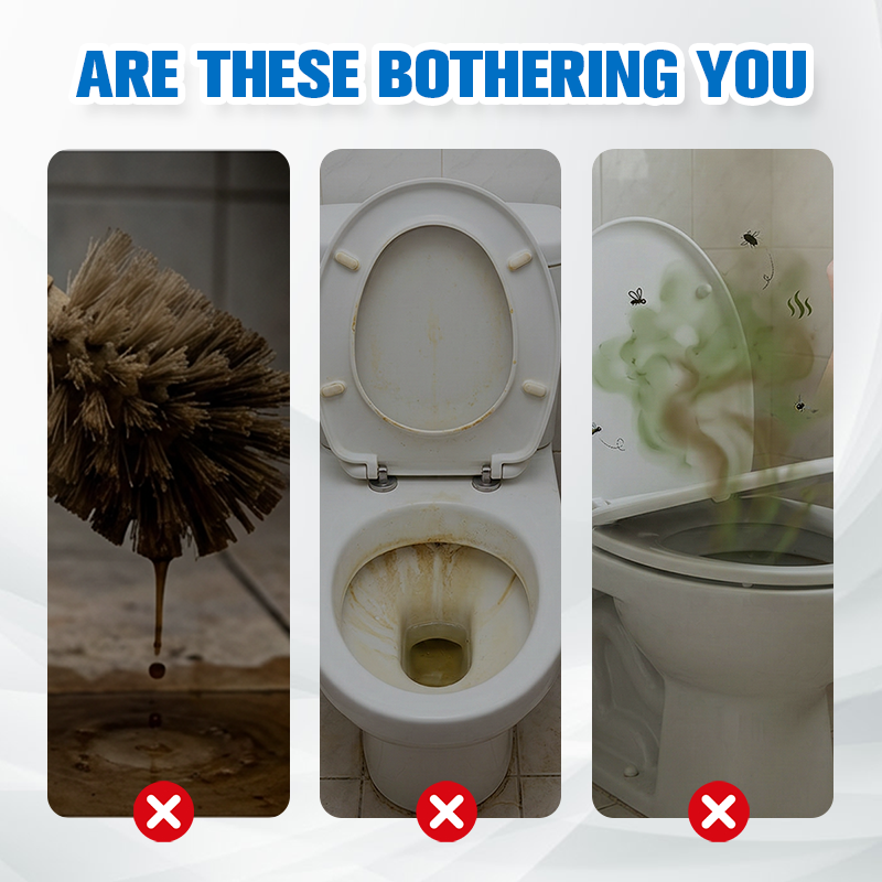 No-Touch Disposable Toilet Scrubber Set