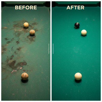 🥳2026 HOT SALE🥳💞50K+ SOLD!🎱🧽 50% OFF! Fast‑Drying Pool Table Felt Cleaner – Deep cleans chalk & oils, cloth‑safe. Quick dry, no residue. Back to the game in minutes! ✨💨