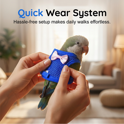 🔥⏰Buy 1 Get 1 Free⏳🔥Parrot Flight Harness with Leash