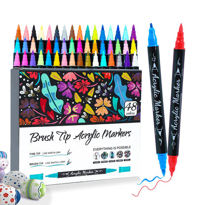 Quick Dry Dual Tip Acrylic Marker Set
