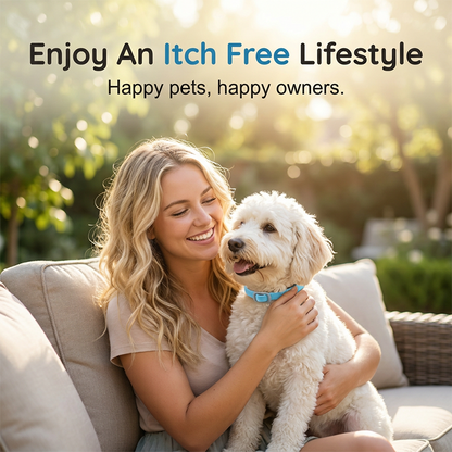 🎉 FLASH DEAL 45% OFF🐶🐱 – Plant-Based Flea & Tick Collar 🌿 Up to 8 Months Protection, Slow-Release Oils, Water-Resistant 💦 Repels Mosquitoes & Larvae, Comfortable & Safe for Daily Wear 🐕