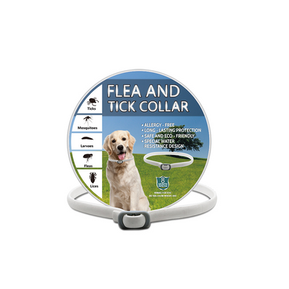 🎉 FLASH DEAL 45% OFF🐶🐱 – Plant-Based Flea & Tick Collar 🌿 Up to 8 Months Protection, Slow-Release Oils, Water-Resistant 💦 Repels Mosquitoes & Larvae, Comfortable & Safe for Daily Wear 🐕