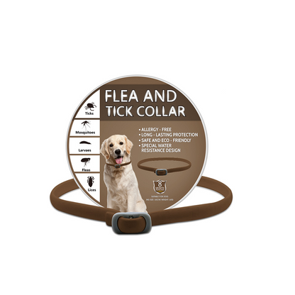 🎉 FLASH DEAL 45% OFF🐶🐱 – Plant-Based Flea & Tick Collar 🌿 Up to 8 Months Protection, Slow-Release Oils, Water-Resistant 💦 Repels Mosquitoes & Larvae, Comfortable & Safe for Daily Wear 🐕