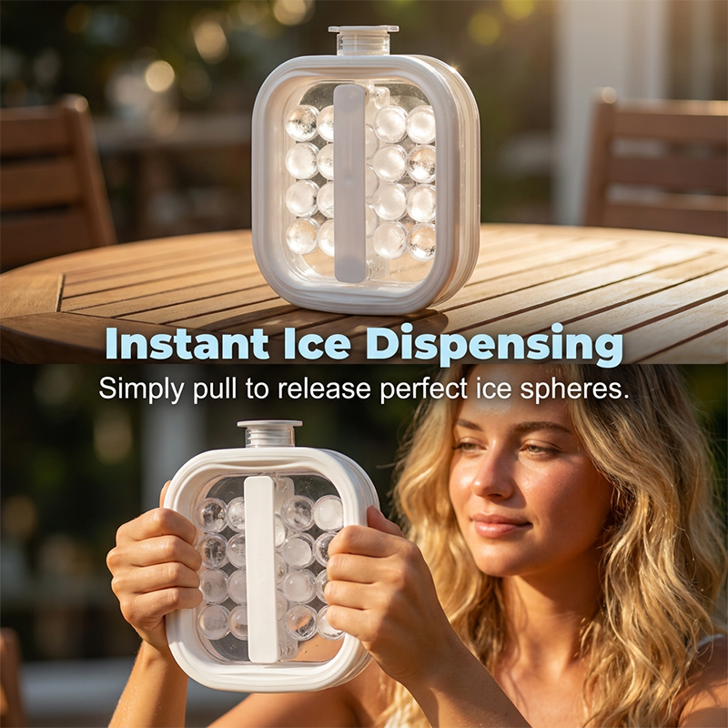 Portable Silicone Ice Ball Maker Kettle