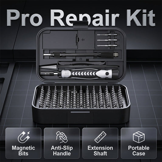 130-in-1 Magnetic Precision Screwdriver Set with Portable Storage Case
