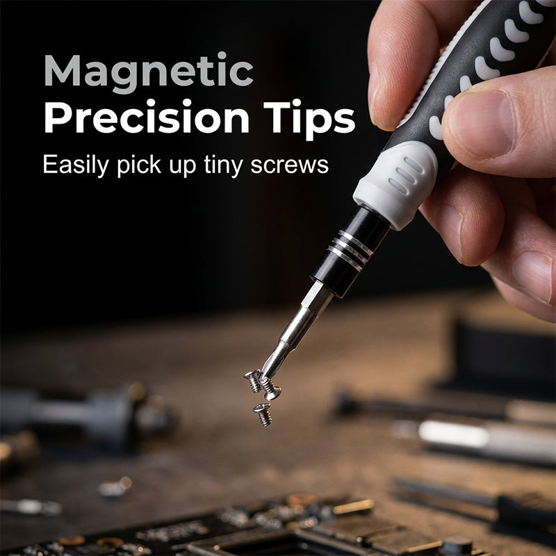130-in-1 Magnetic Precision Screwdriver Set with Portable Storage Case