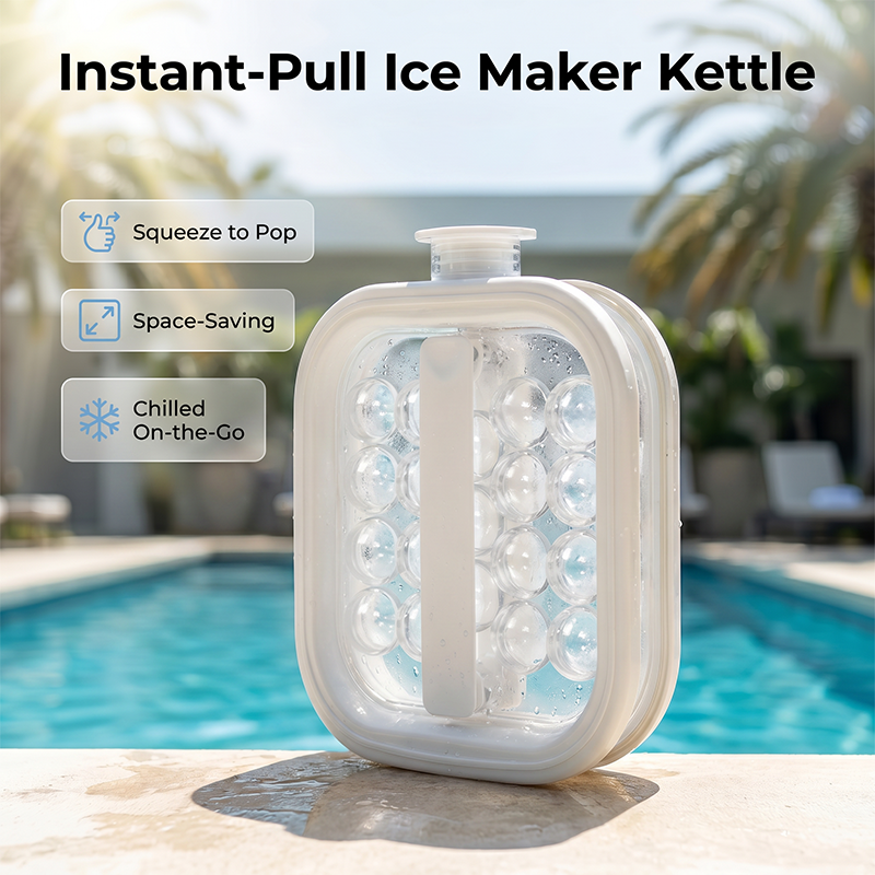 Portable Silicone Ice Ball Maker Bottle 🧊 Freeze, Store & Release Perfect Ice Balls with Ease🔥BUY 2 GET 10% OFF