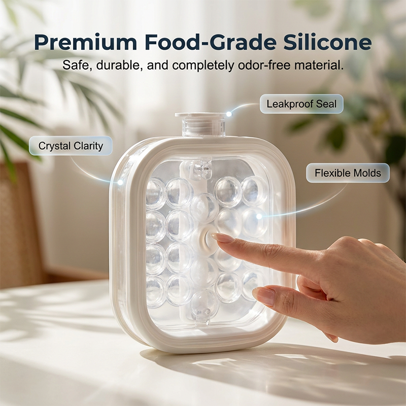 Portable Silicone Ice Ball Maker Bottle 🧊 Freeze, Store & Release Perfect Ice Balls with Ease🔥BUY 2 GET 5% OFF