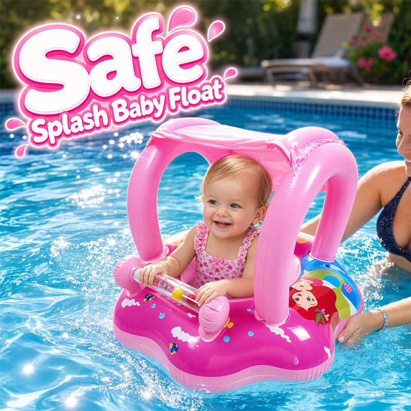 Yacht-Shaped Inflatable Kids Pool Float