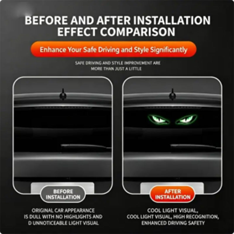 🚗🔆 Solar-powered, weatherproof, automatic activation at dark – for more safety on the roadside. 🔥🛡️