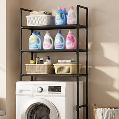 🗄️61% OFF NOW ! 🧺No-Drill Over-Washer Storage Rack, Waterproof Rustproof Laundry & Bathroom Organizer Shelf for Space Saving