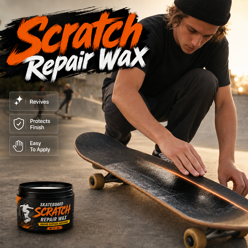 🥳2026 HOT SALE🥳💞50K+ SOLD!🛹✨ 50% OFF! Skateboard Scratch Repair Cream – Reduces scuffs, restores surface shine. Easy sponge application. A quick refresh for your deck! 🧽💨