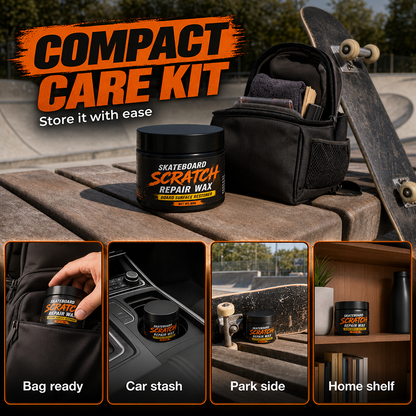 🥳2026 HOT SALE🥳💞50K+ SOLD!🛹✨ 50% OFF! Skateboard Scratch Repair Cream – Reduces scuffs, restores surface shine. Easy sponge application. A quick refresh for your deck! 🧽💨