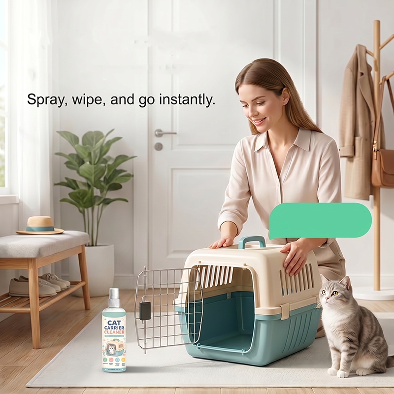 Portable Cat Carrier Cleaner Spray