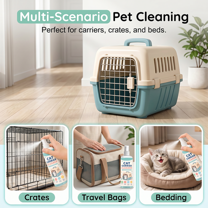 Portable Cat Carrier Cleaner Spray