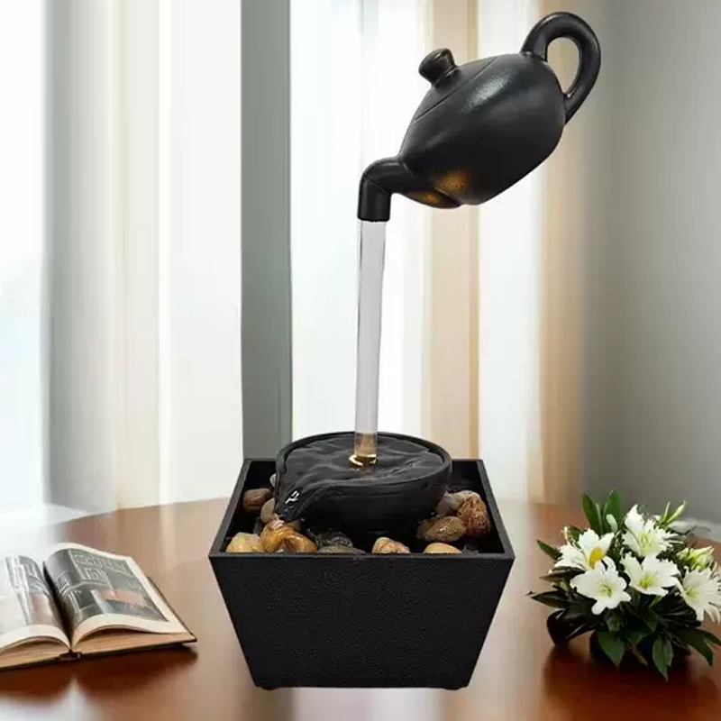 🎉 2026 Sale — Over 13,000 Sold! 🫖 Floating Illusion Teapot Water Fountain Decor – Magical Desk Art ✨