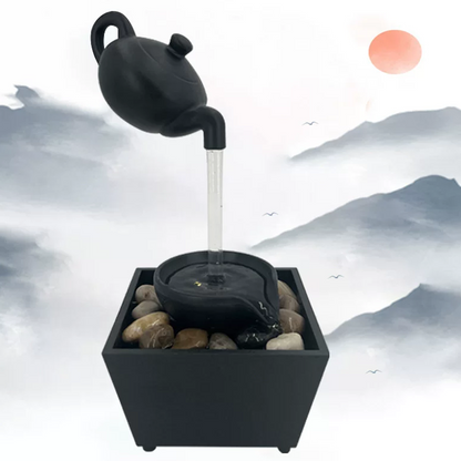 🎉 2026 Sale — Over 13,000 Sold! 🫖 Floating Illusion Teapot Water Fountain Decor – Magical Desk Art ✨
