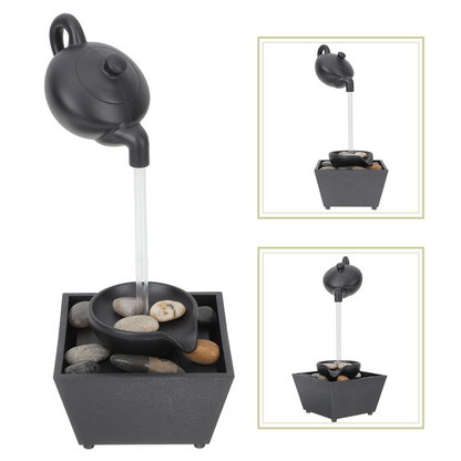 🎉 2026 Sale — Over 13,000 Sold! 🫖 Floating Illusion Teapot Water Fountain Decor – Magical Desk Art ✨