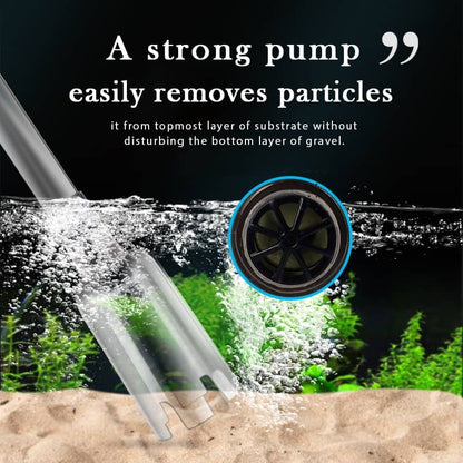🐠 Get 50% off now! Electric aquarium gravel cleaner—battery-operated, adjustable length, and easy to use—suitable for all aquariums 🧹🐟