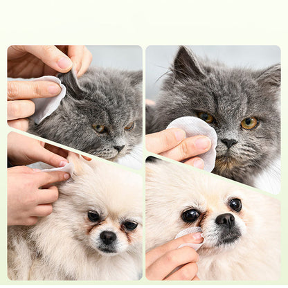 ✨️Surprise 50% Off！🐈🐕Keeping your furry friend clean matters！Natural Plant-Based Cleaning Wipes for Pet Eyes and Ears