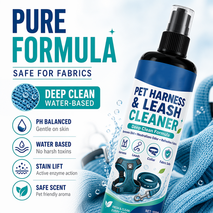 🥳2026 HOT SALE🥳💞50K+ SOLD!🐾🧴 50% OFF! Pet Harness & Leash Cleaner Spray – Instant grime remover, neutralises tough odours. pH‑balanced, gentle on fabrics – no soaking needed! ✨🛡️