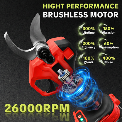 Cordless Electric Pruning Shears Brushless Garden Branch Cutter