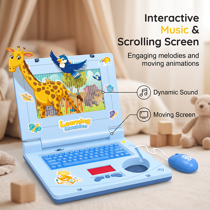🔥Limited Time 50% Off！👧Interactive Simulation Toy Laptop🖥️