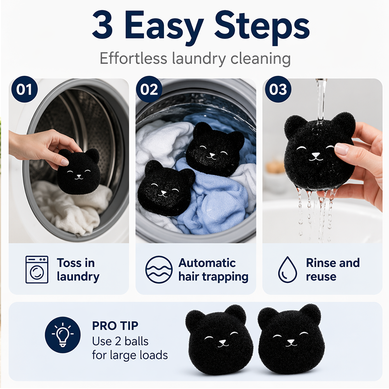 Cute Bear Pet Hair Remover