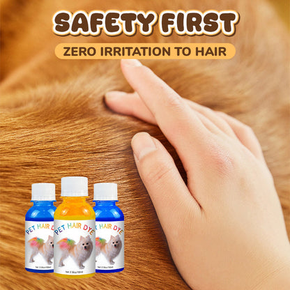 🔥Hot Sale 57% OFF🔥 Non-Toxic Pet Hair Color Dye – Temporary, Washable, 12 Colors, for Dogs & Cats 🐶