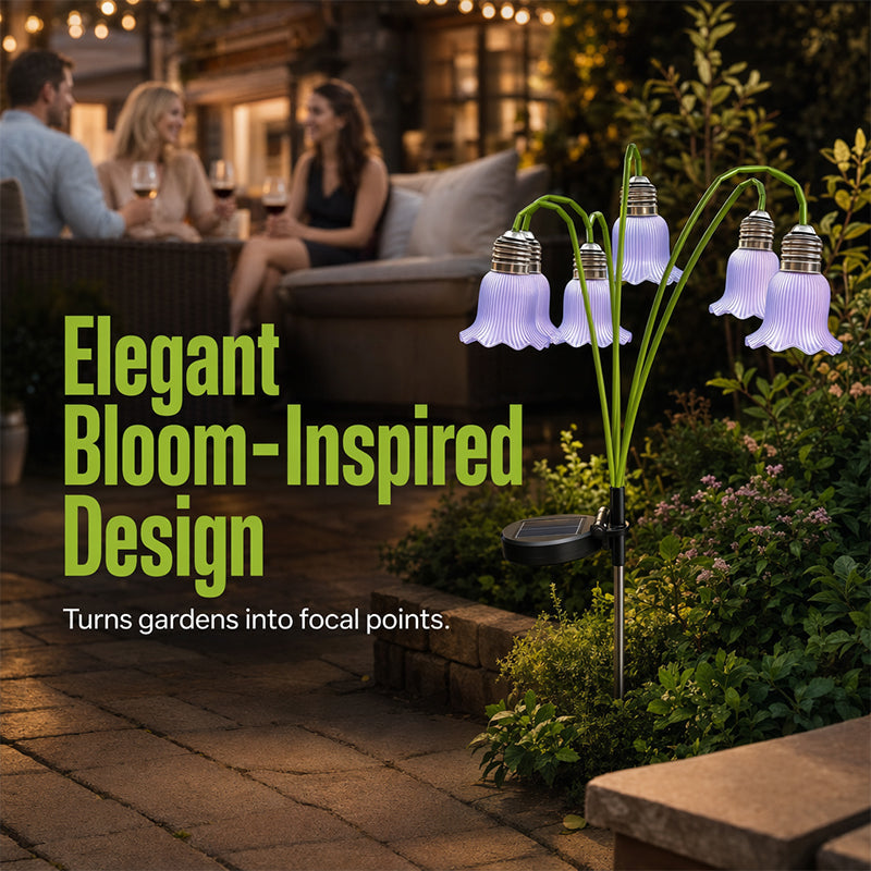 📢📢50% OFF !! ⏰Solar Flower Lights Outdoor Garden Decorations
