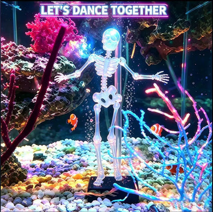Air-Powered Dancing Skeleton Aquarium Ornament