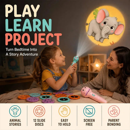 Kids Story Projection Flashlight Set – 96 Images