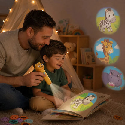 Kids Story Projection Flashlight Set – 96 Images