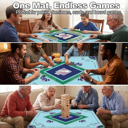 Water-Absorbent Poker Table Mat – 32.4 Inch