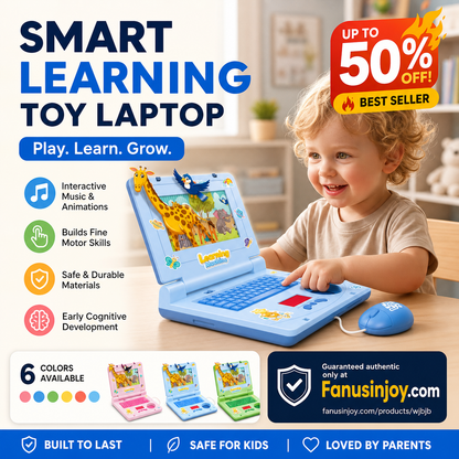 🔥Limited Time 50% Off！👧Interactive Simulation Toy Laptop🖥️