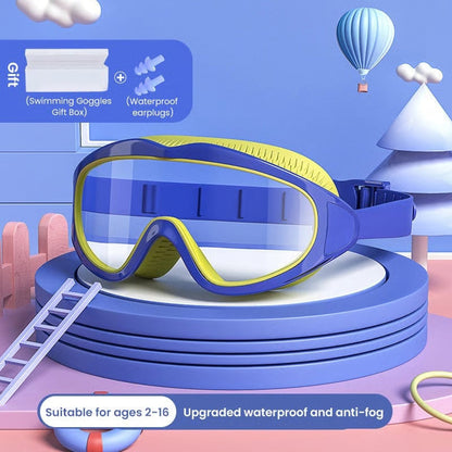 HD Children’s Large Frame Waterproof and Anti-Fog Swimming Goggles