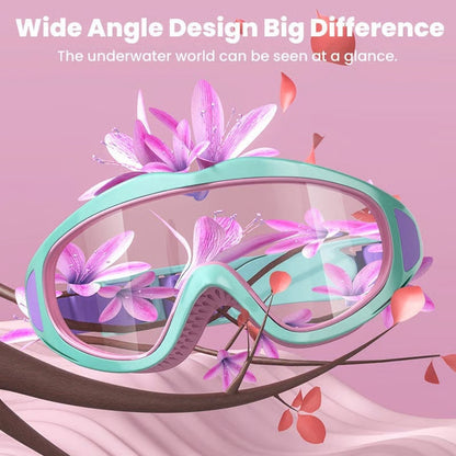 HD Children’s Large Frame Waterproof and Anti-Fog Swimming Goggles